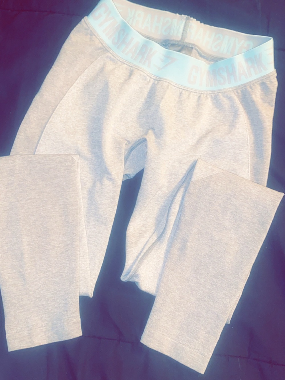 Gymshark Light Grey Seamless High-Waist Leggings
